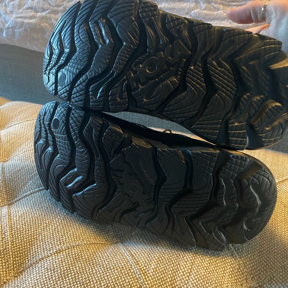 Hoka One One Black Sneakers, never been worn. - Picture 5 of 6